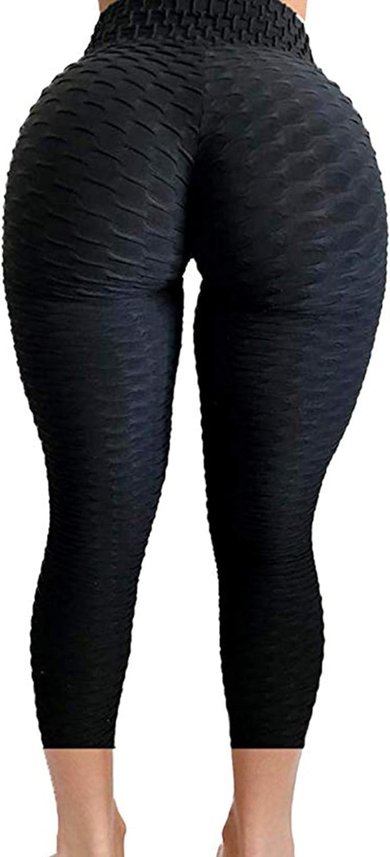 Women'S High Waist Yoga Pants Tummy Control Slimming Booty Leggings Workout Running Butt Lift Tights